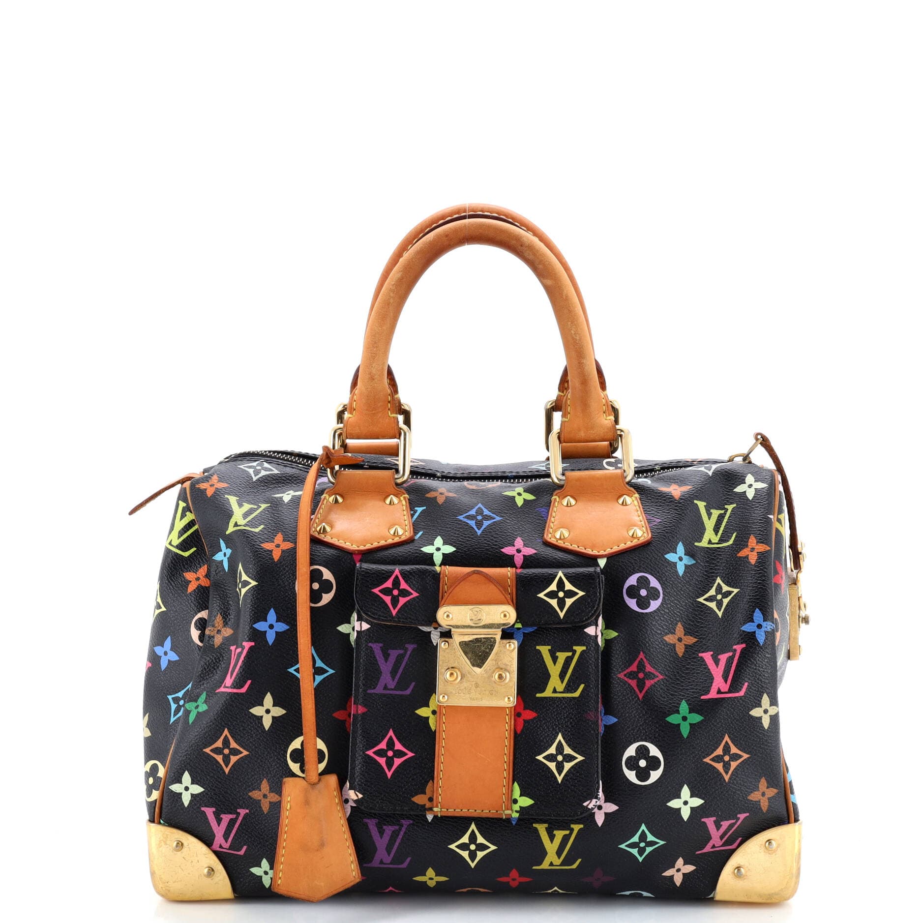 Louis Vuitton Speedy Handbag Monogram Multicolor 30